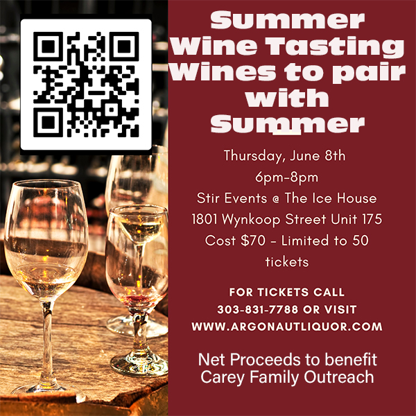 Father's Day 2023 Wine Tasting Event In Denver to benefit Carey Family Outreach